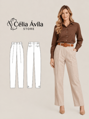 Molde Digital: Calça Silvia