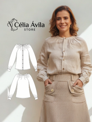Molde Digital: Camisa Sheila