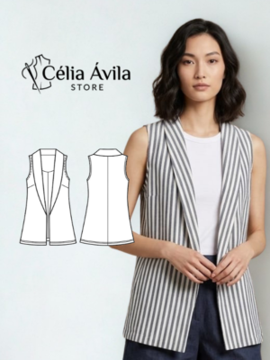 Molde Digital: Colete Ester