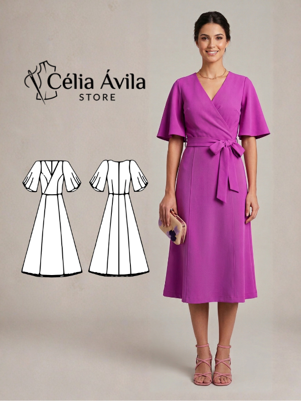 Molde Digital: Vestido Alice