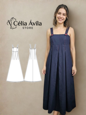 Molde Digital: Vestido Beatrice