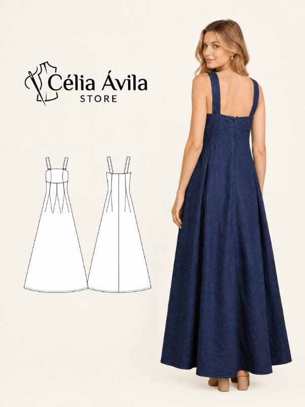 Molde Digital: Vestido Beatrice - Imagem 2