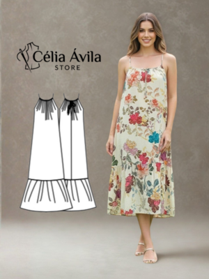 Molde Vestido Digital Gratuito