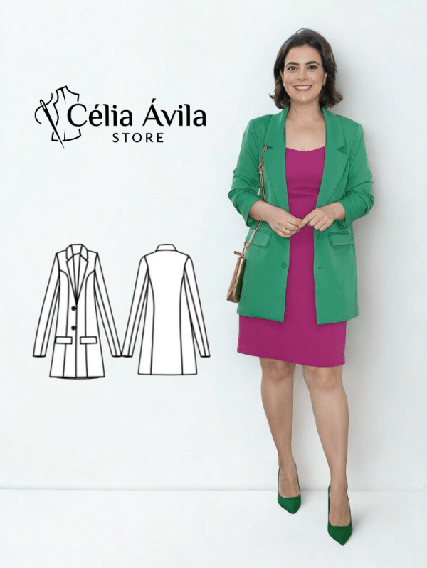 Molde Digital: Blazer Eva