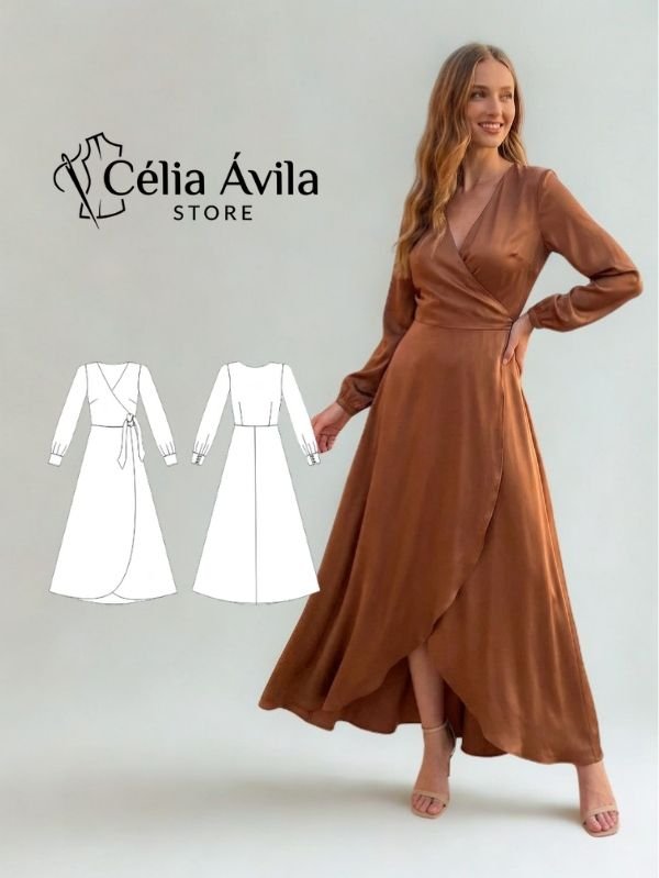 Molde Digital: Vestido Emma