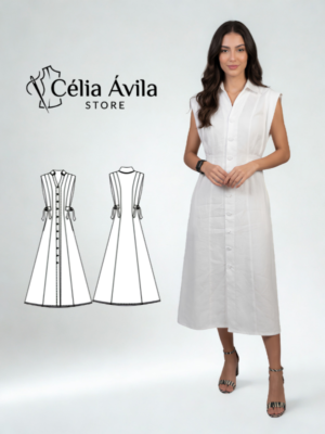 Molde Digital: Vestido Lorenza