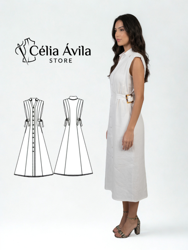 Molde Digital: Vestido Lorenza - Imagem 2