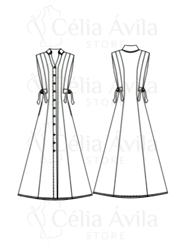 Molde Digital: Vestido Lorenza - Imagem 3