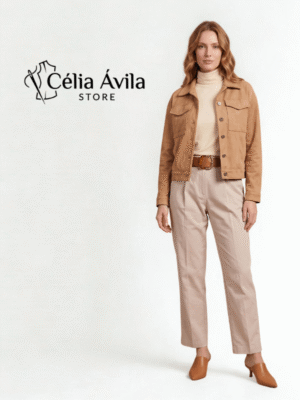 Combo Moldes Digitais: Look Essencial Outono (Jaqueta Jaque + Blusa Lívia + Calça Silvia)