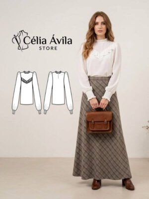 Molde Digital: Blusa Alice