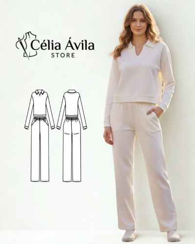 Conjunto Moletom Branco